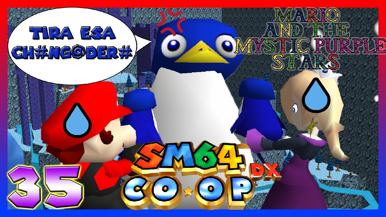 ¡Le llevamos el HIJO equivocado a la mamá pingüino y nos INSULTÓ! 😭 [SM64 COOP DX] [PARTE 35]