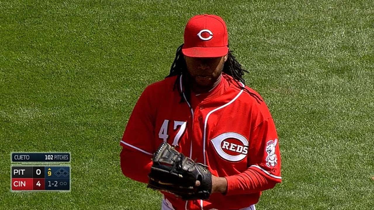PIT@CIN: Cueto strikes out career-high 12 in shutout