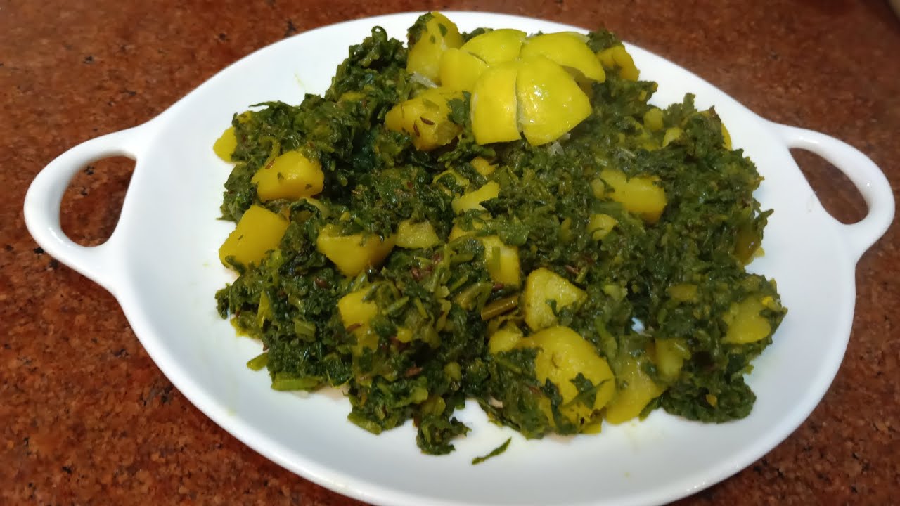 Palak Aloo Sabji | Richa K Ghar Se :-)