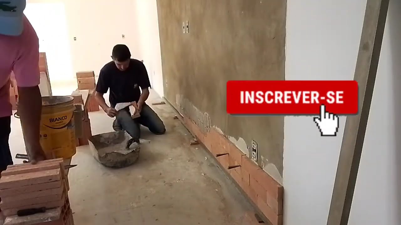 Tijolinho a vista ( junta seca ) faça vc mesmo 👊