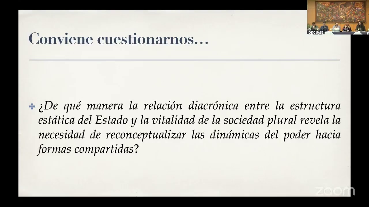 V Conferencia Derecho y Sociedad 2026 / Estado y pluralismo