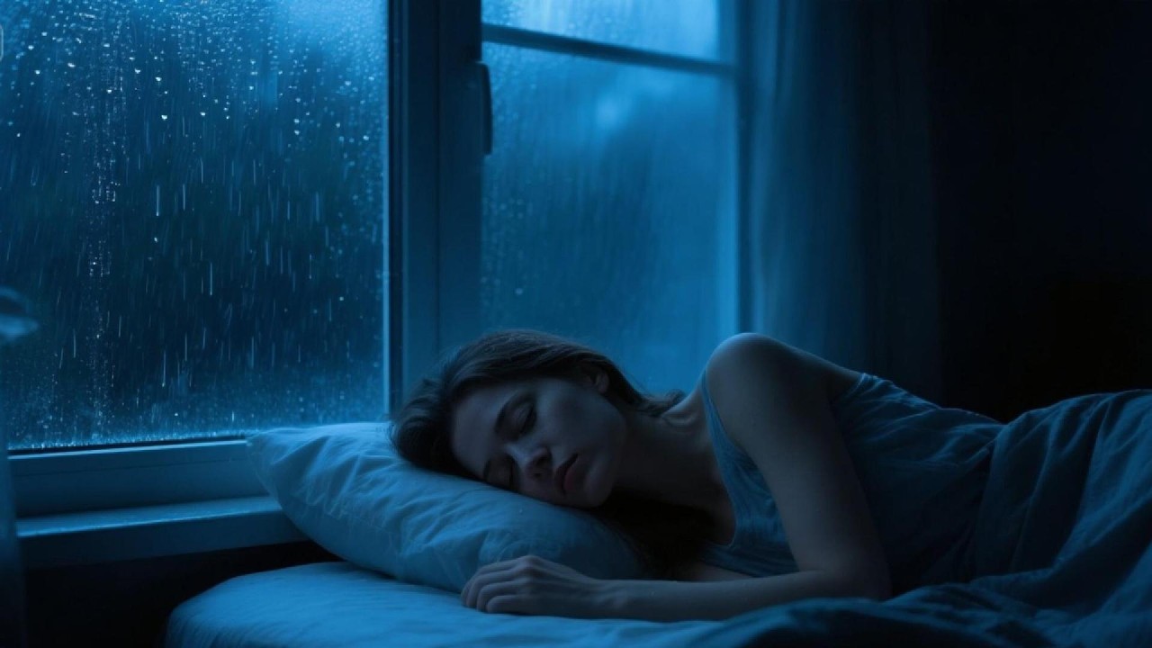 🌩️ 2 Hours of Relaxing Rain & Thunder Sounds – Sleep, Study, Meditation