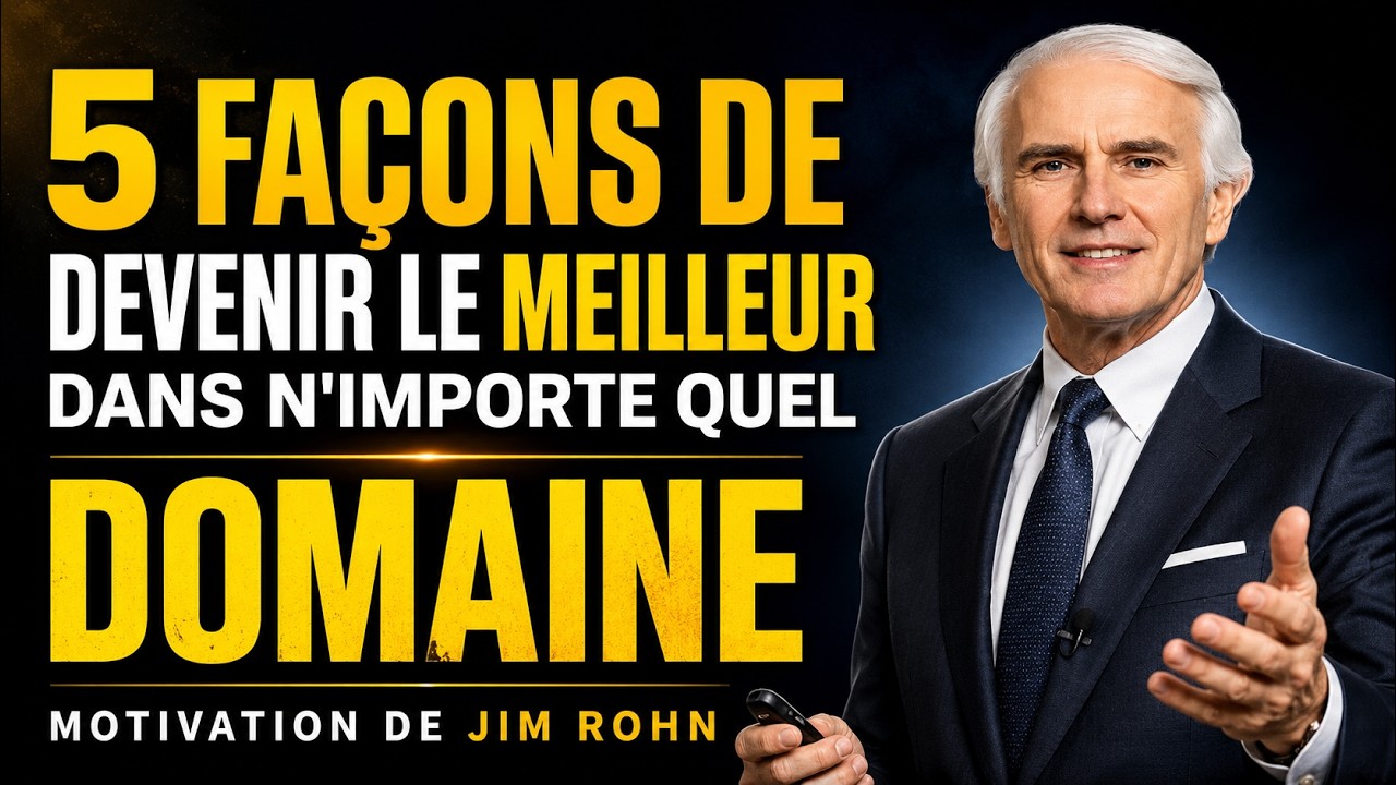 Cinq MÉTHODES pour devenir EXCELLENT dans n’import.