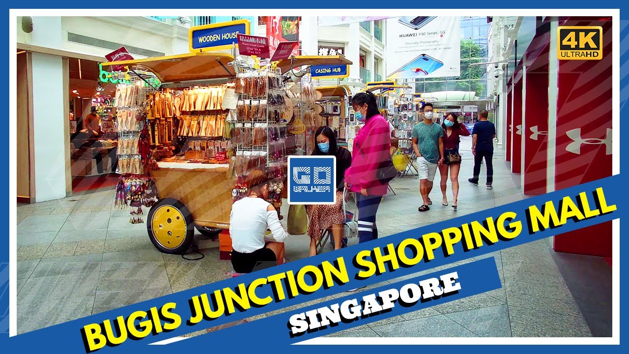 [4k HDR] Bugis Junction Shopping Mall and Shop houses | 新加坡 | 싱가포르 | シンガポール | सिंगापुर