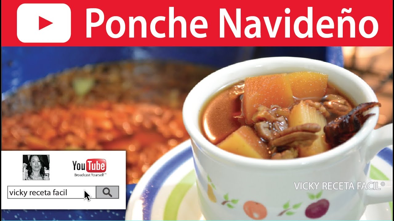 PONCHE NAVIDEÑO ESPECIAL | #VickyRecetaFacil