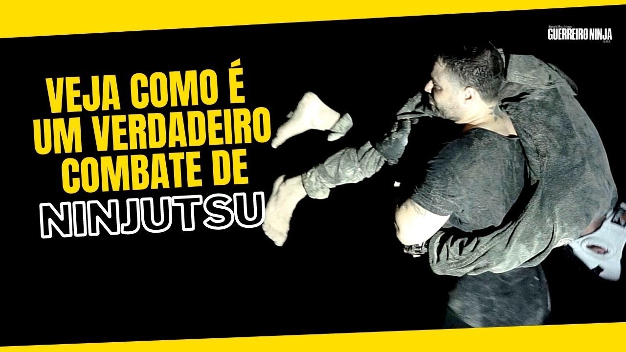 VEJA COMO É UMA VERDADEIRA LUTA DE NINJUTSU - Guerreiro Ninja - Shidoshi Caúzzo - Senshi Ryu Ninpo