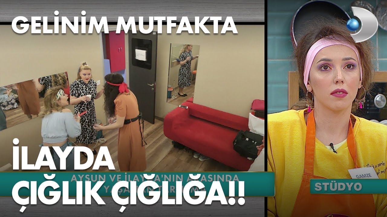 İlayda çığlık çığlığa! Gelinim Mutfakta 592. Bölüm