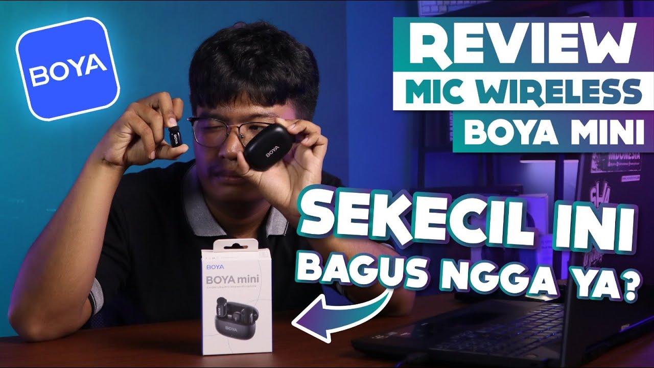REKOMENDASI MIC BUAT NGONTEN! | Review Mic Wireless BOYA MINI | Indonesia