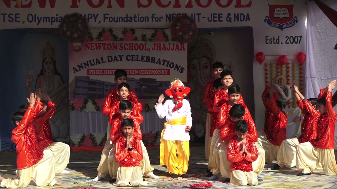 #Ganpativandana#Newtonschool## AnnualDayCelebration##