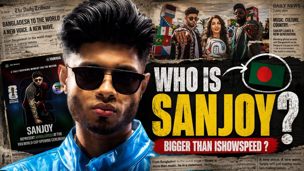 WHO IS SANJOY? 🇧🇩 THE BANGLADESHI ARTIST BEHIND FIFA&rsquo;S BIGGEST ANTHEM! ⚽🔥