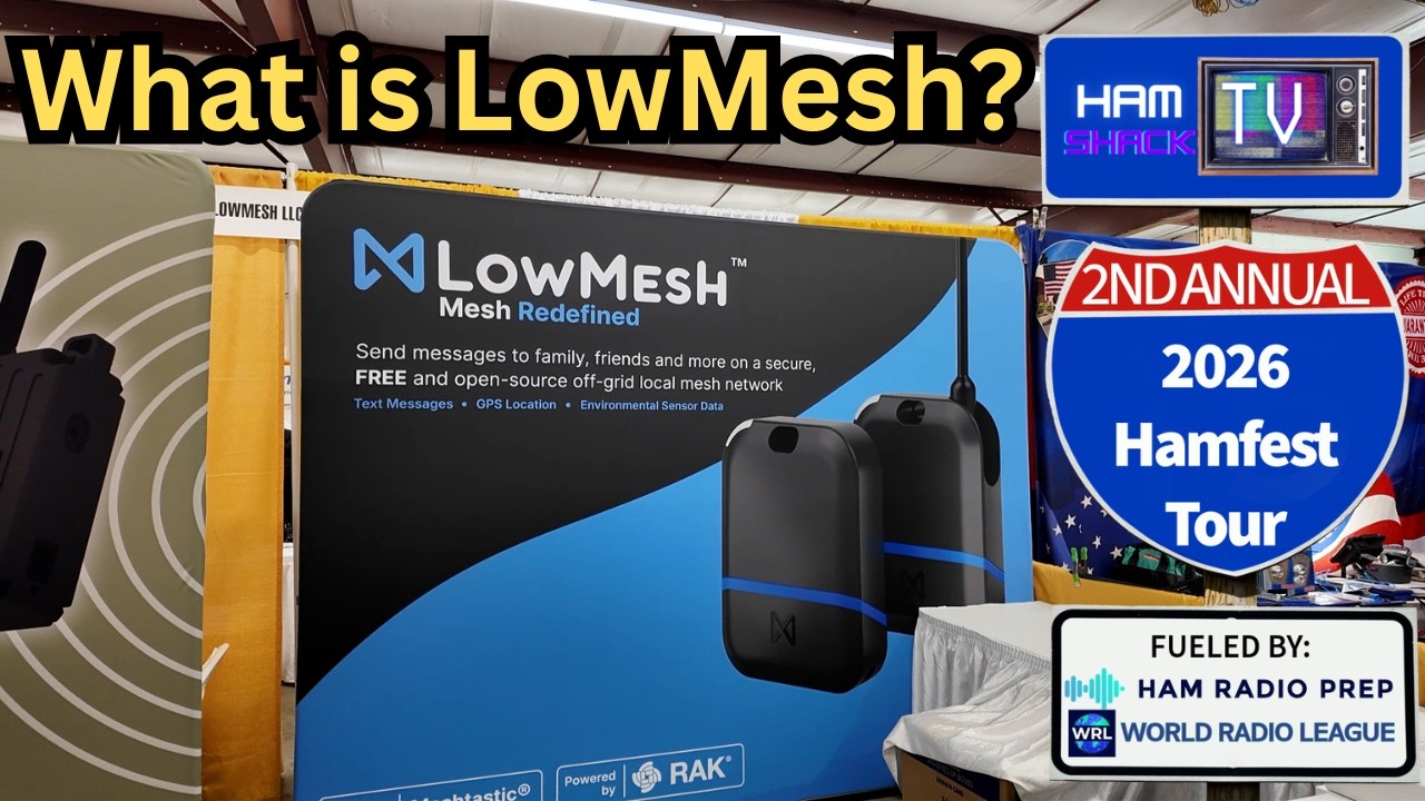 Объяснение концепции LowMesh | Децентрализованная платформа Mesh-сетей на конференции Hamcation 2026