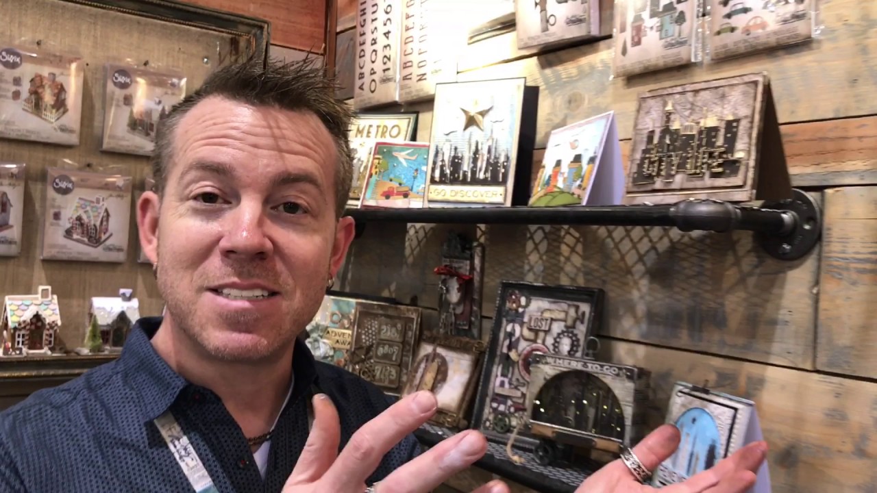 Tim Holtz gives us a tour of Sizzix products and projects - Creativation - CHA 2017