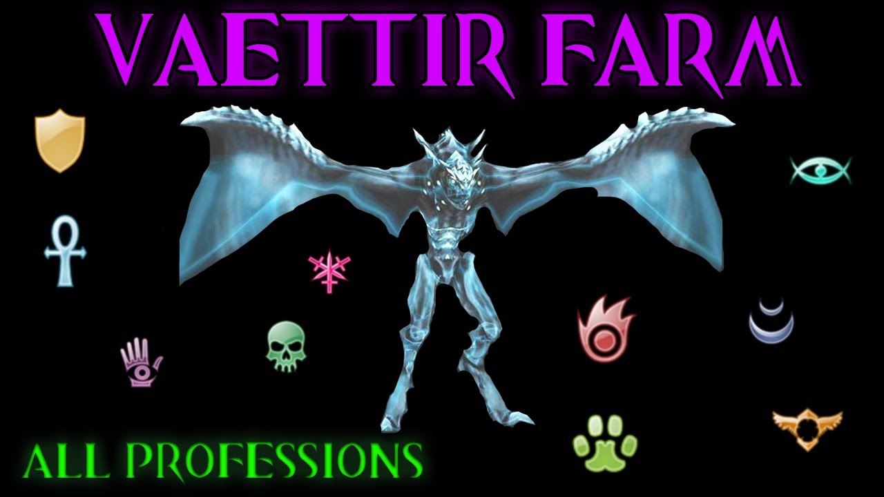 Guild Wars Solo Farm Guide #13 - Vaettir Farm - All 10 Professions
