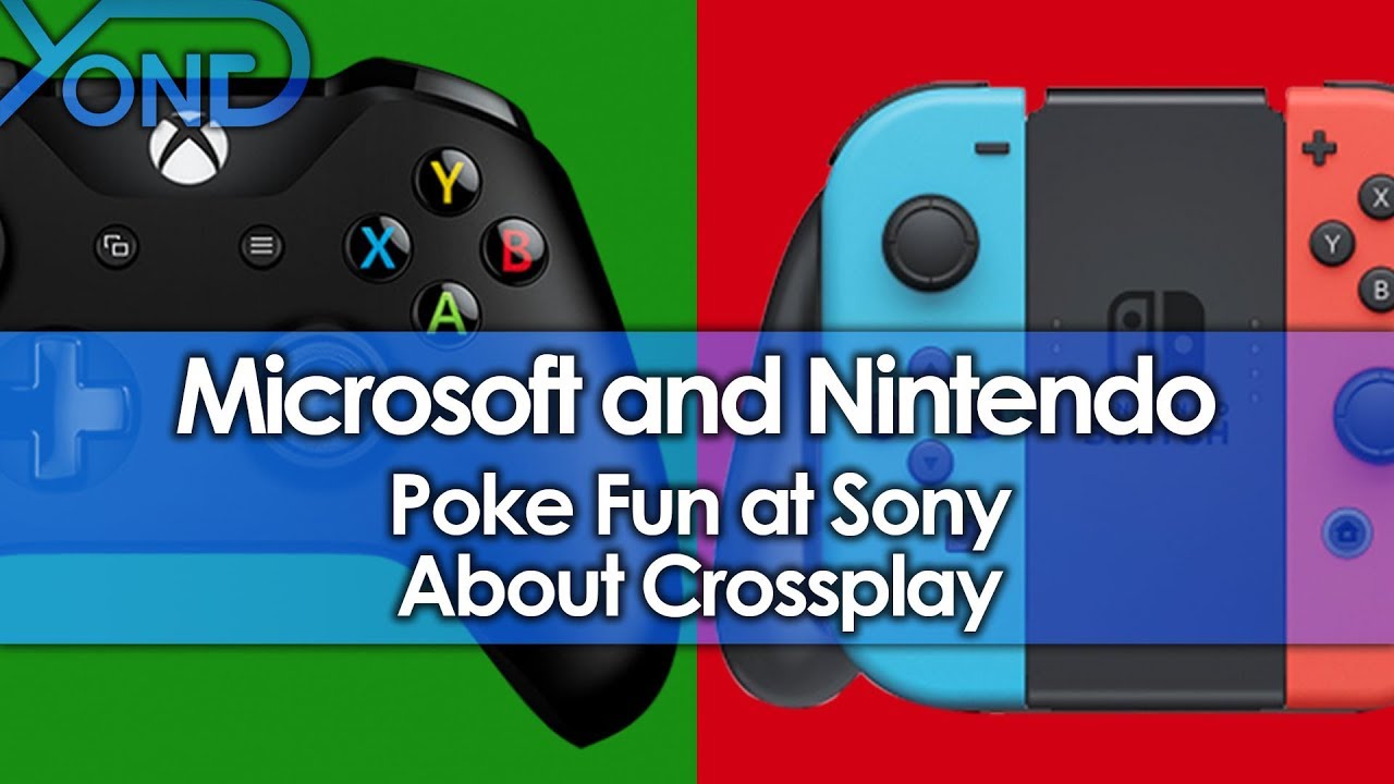 Microsoft and Nintendo Poke Fun at Sony About Crossplay
