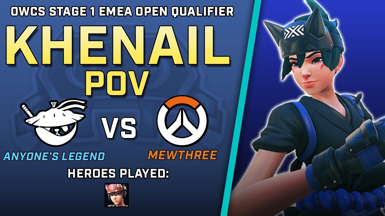 [ Khenail ] Calm on Kiri | Anyone's Legend vs Mewthree | OWCS Stage 1 EMEA Open Qualifier