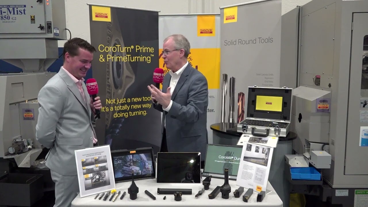 Jeff Rizzie Speaks with Tony Gunn at DMG Mori Event