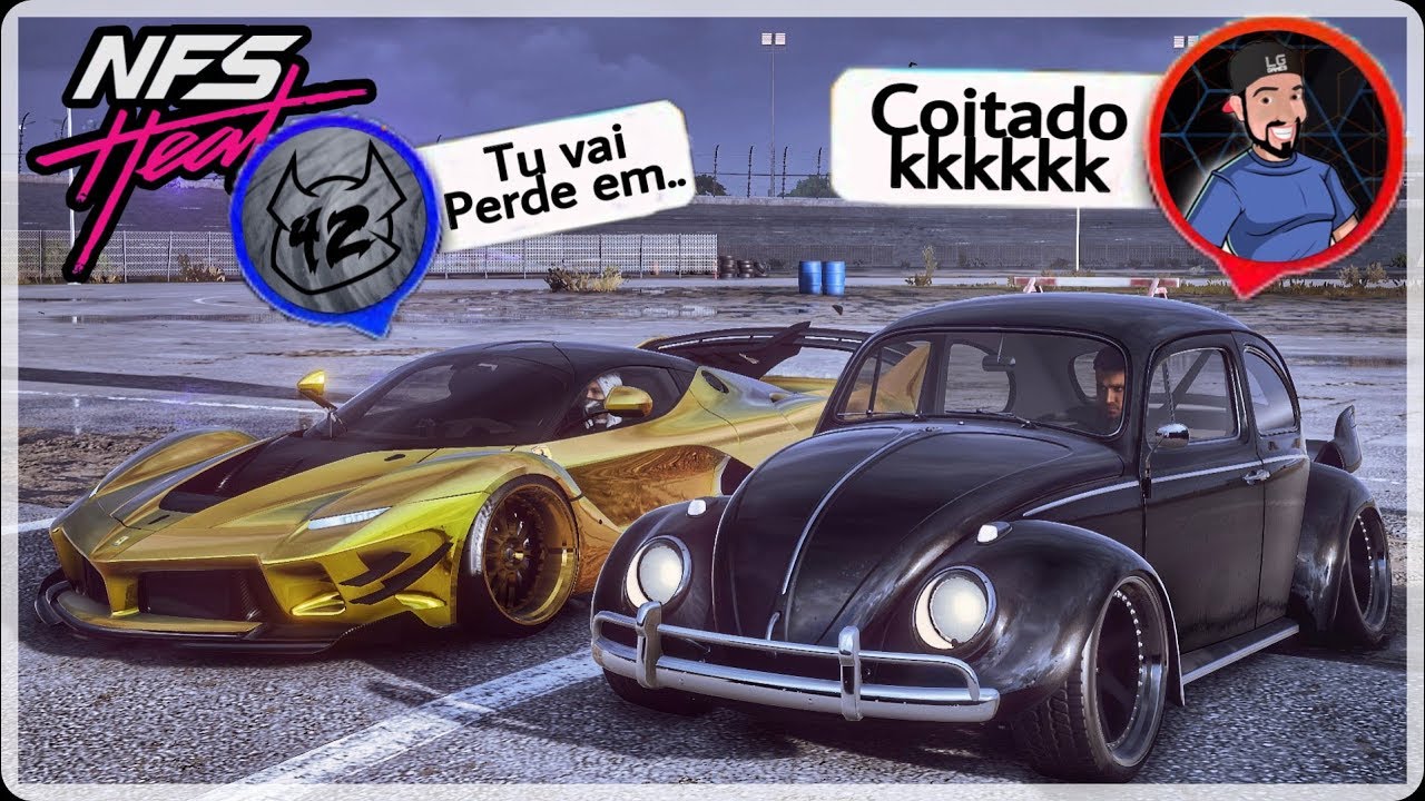 NEED FOR SPEED: HEAT ONLINE | RACHA - Fusca VS Ferrari FXXK Evo. Quem Ganhou??