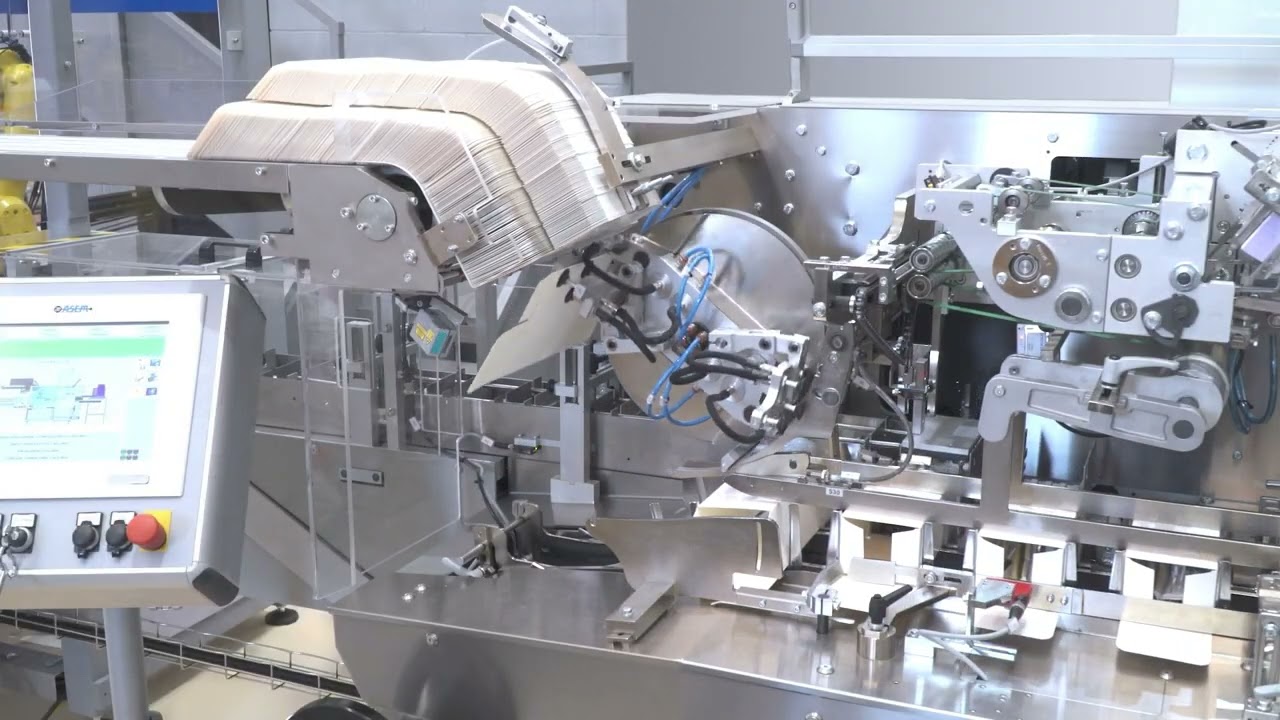 CAM - PMX cartoner for sticks with robotic feeder
