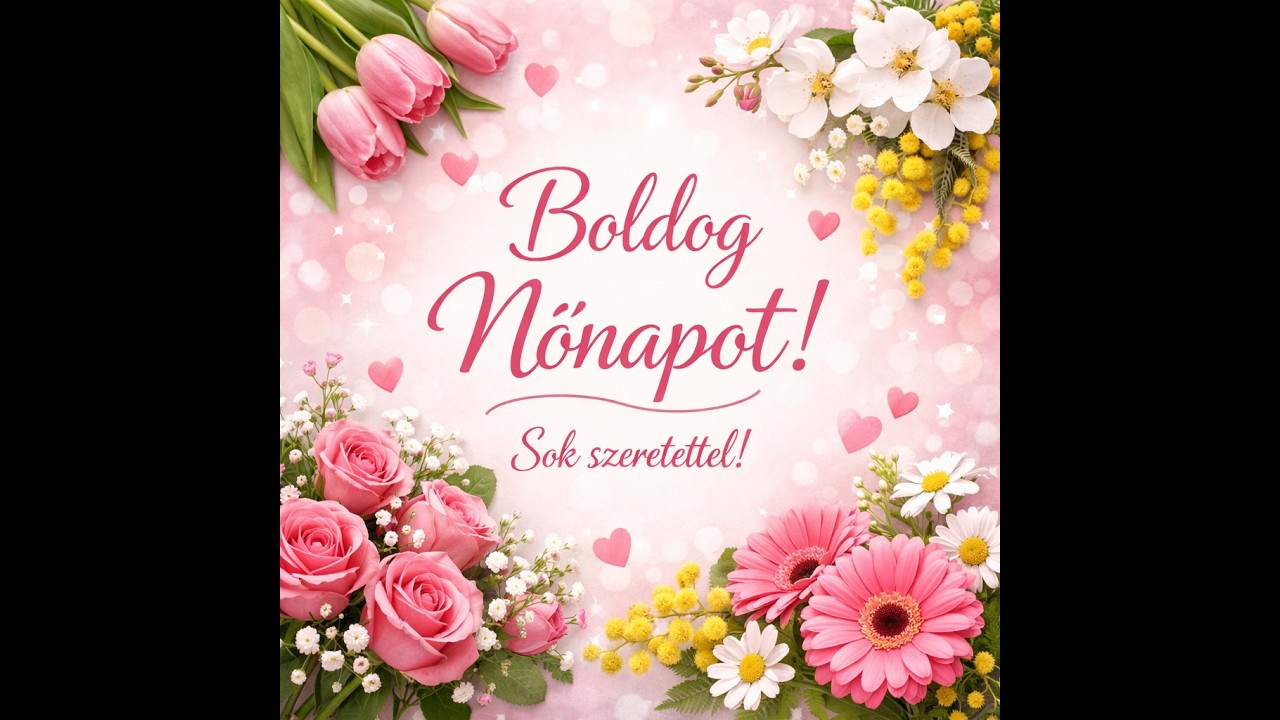 Boldog Nőnapot kívánok minden kedves hölgy hallgatómnak!!!!