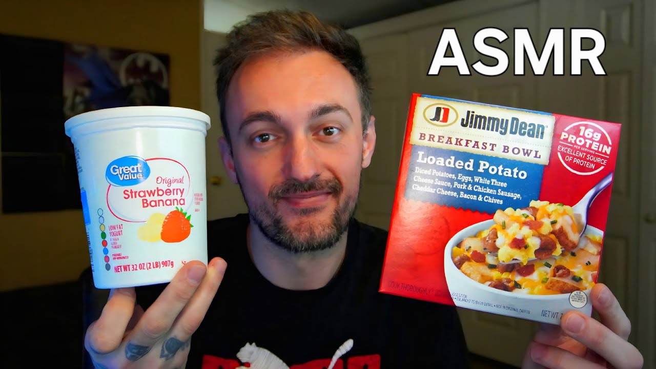 Quick Breakfast Bowl & Yogurt | ASMR (Whisper Rambling)