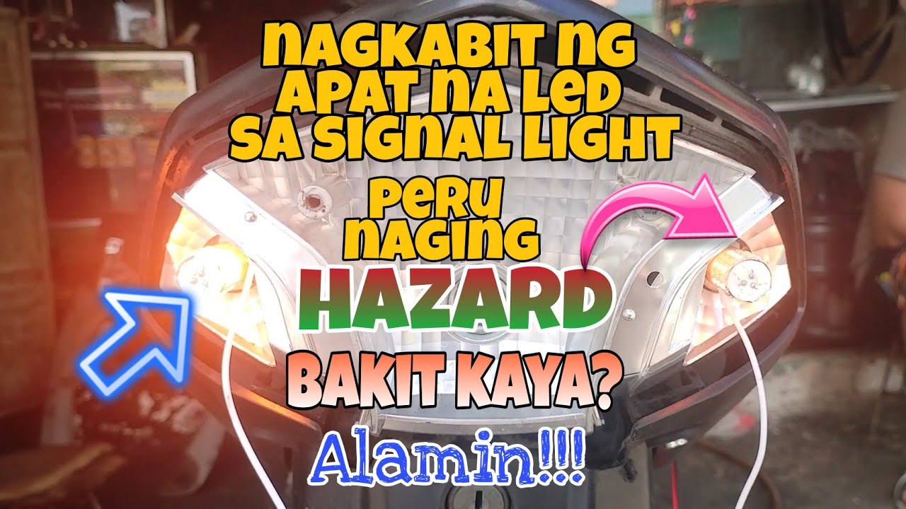 Nagkabit ng Apat na Led sa Signal Light peru Naging Hazard ang Resulta Bakit Kaya? Alamin.