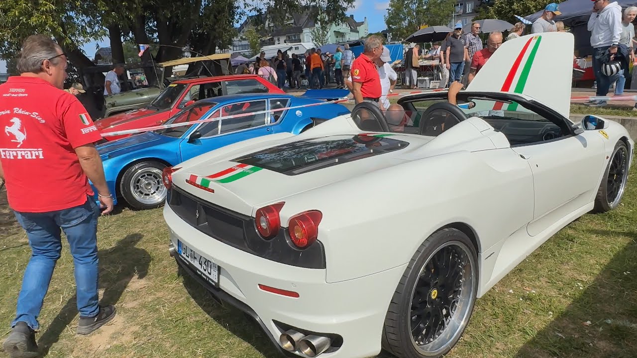 Classic Car Show in Germany 🇩🇪 Vintage Cars, Ferraris & Caravans | 4K Walk