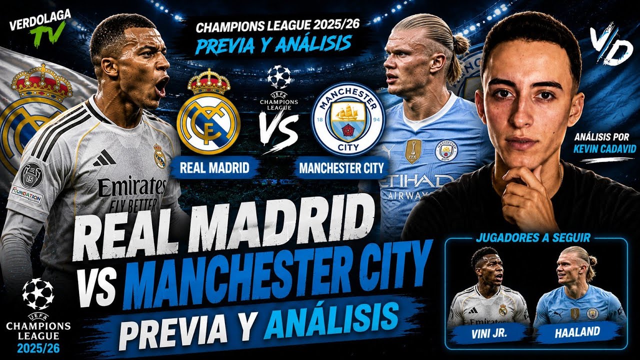 🔴 Real Madrid vs Manchester City EN VIVO - Champions League / &iquest;DONDE VER?