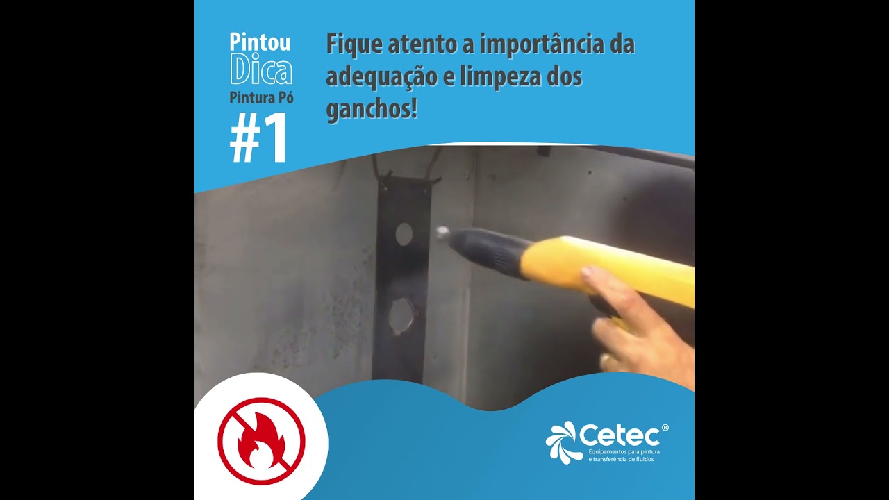 Dica de pintura eletrostática a pó - 1