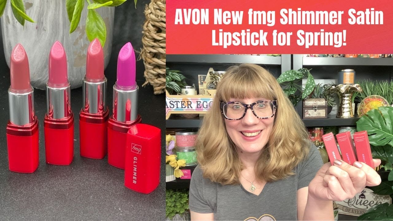 AVON New fmg Shimmer Satin Lipstick for Spring!