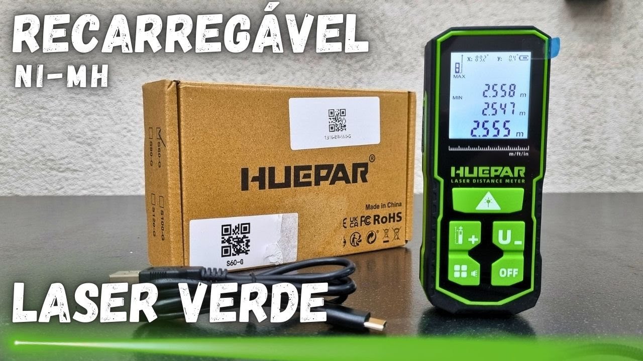 ANIVERS&Aacute;RIO ALIEXPRESS🔥🛒 - Trena a Laser HUEPAR com Laser Verde - E ai, Vale a Pena?