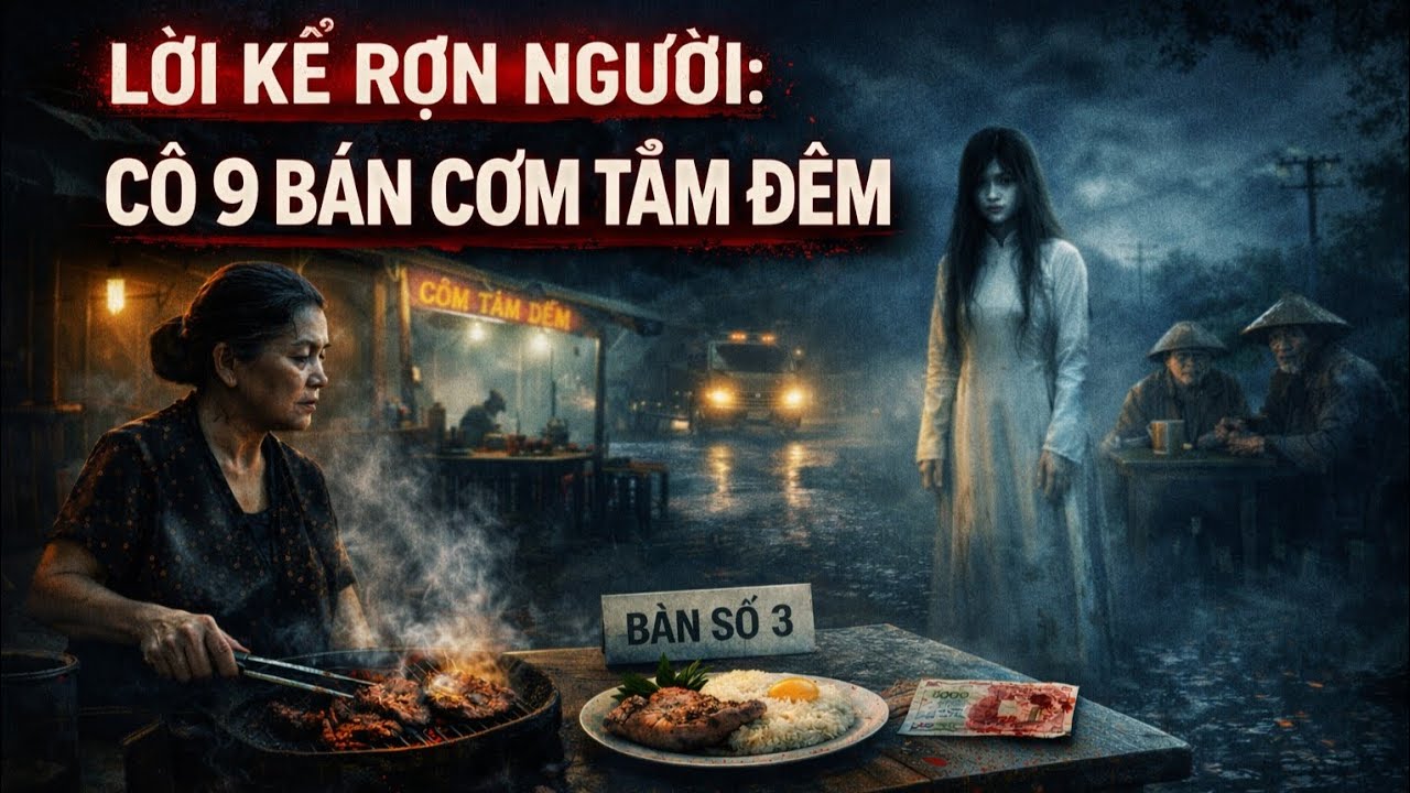 Truyện Ma: Lời Kể CÔ 9 BÁN CƠM TẤM ĐÊM || Bí Ẩn Cõi Âm| Tiểu Thuyết Truyện Ma #chuyenma 