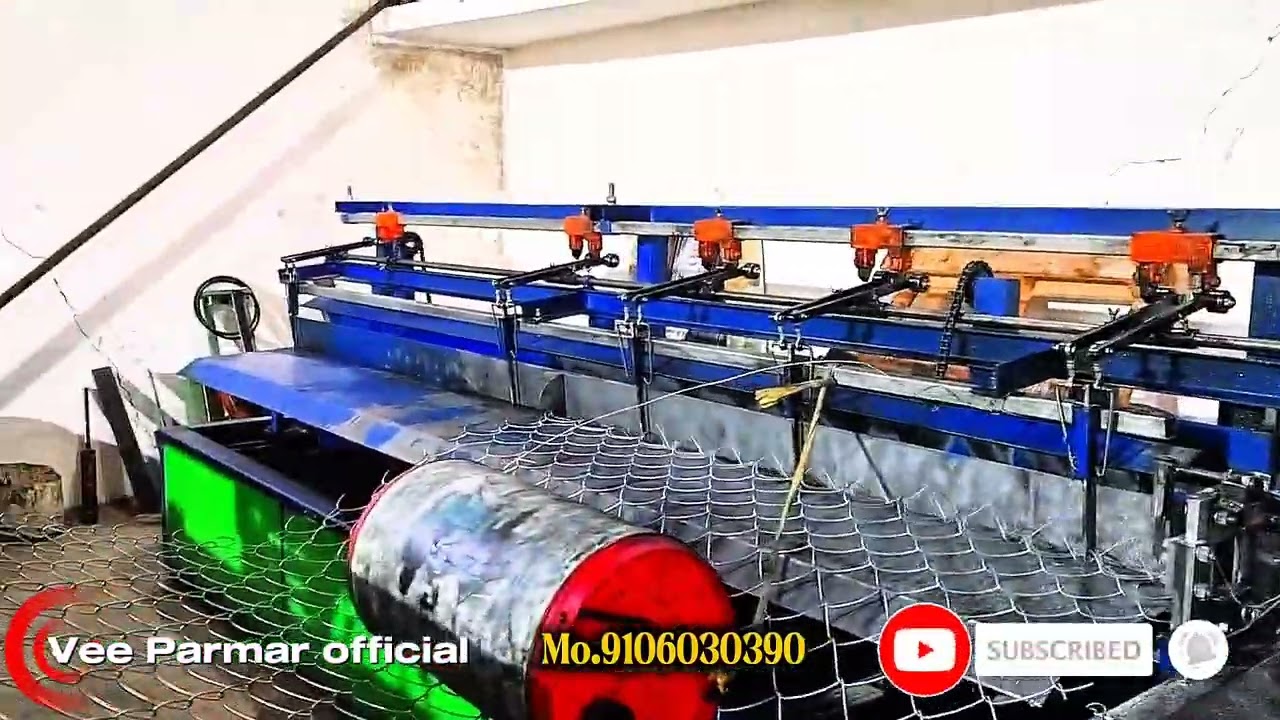 जाली मशीन बेस्ट 2025💯💸// chain link machine // secure fencing jali machine//