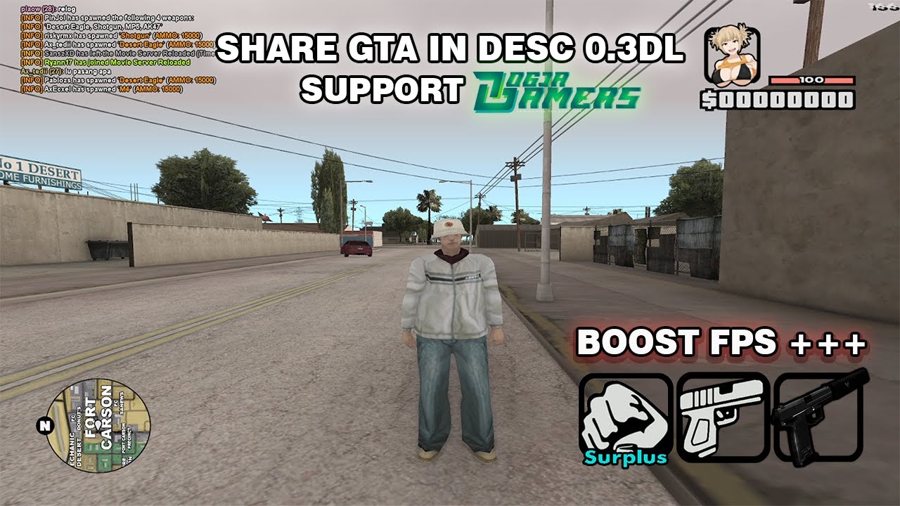 SHARE GTA 0.3DL LOW END DEVICE 200 MB SUPPORT JGRP