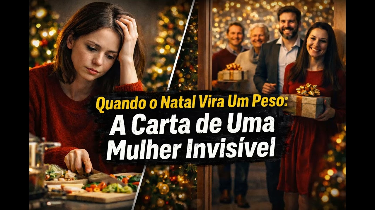 “Quando o Natal Vira Um Peso: A Carta de Uma Mulher Invisível” #cartasdevidasreais #ReflexãoNatalina