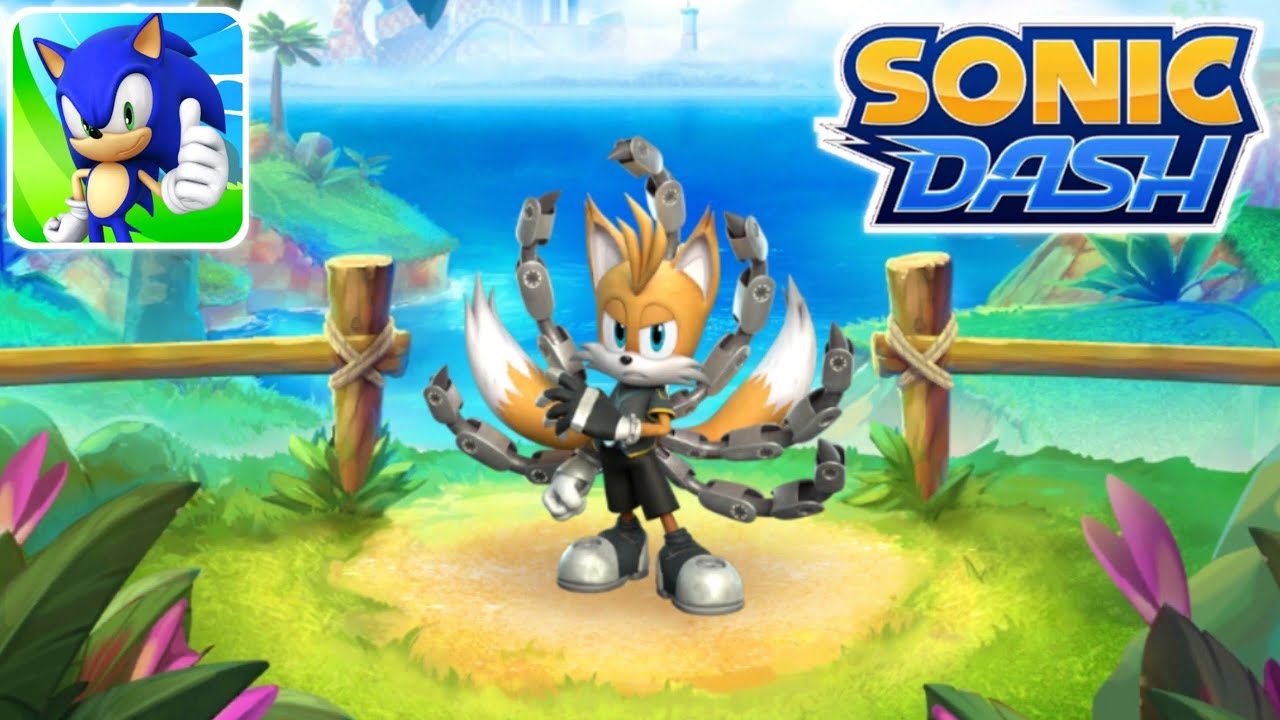 SONIC DASH - TAILS NINE ANDROID GAMEPLAY