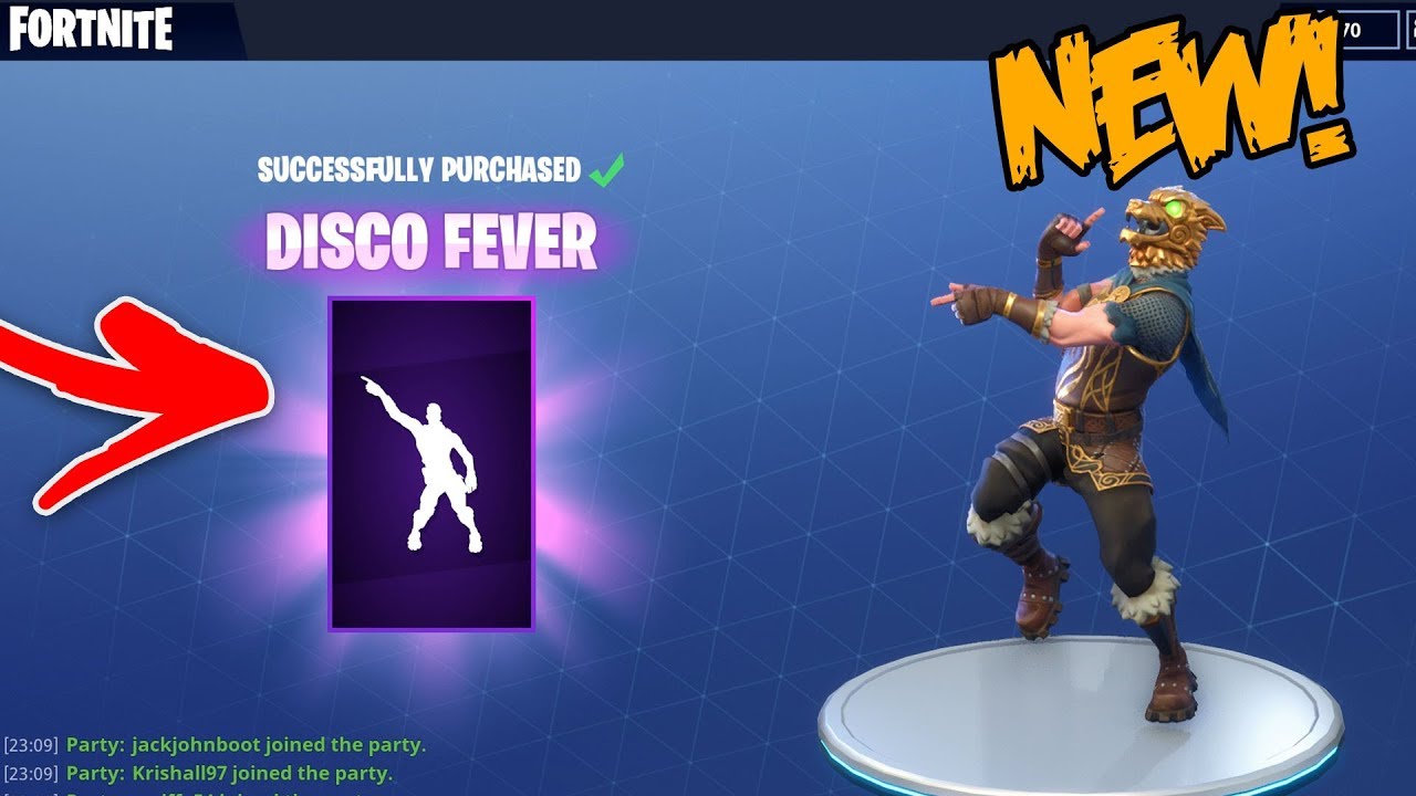 NEW Disco Fever Dance in Fortnite: Battle Royale!