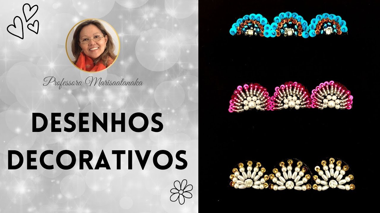 Bordado Pedrarias - Desenhos Decorativos