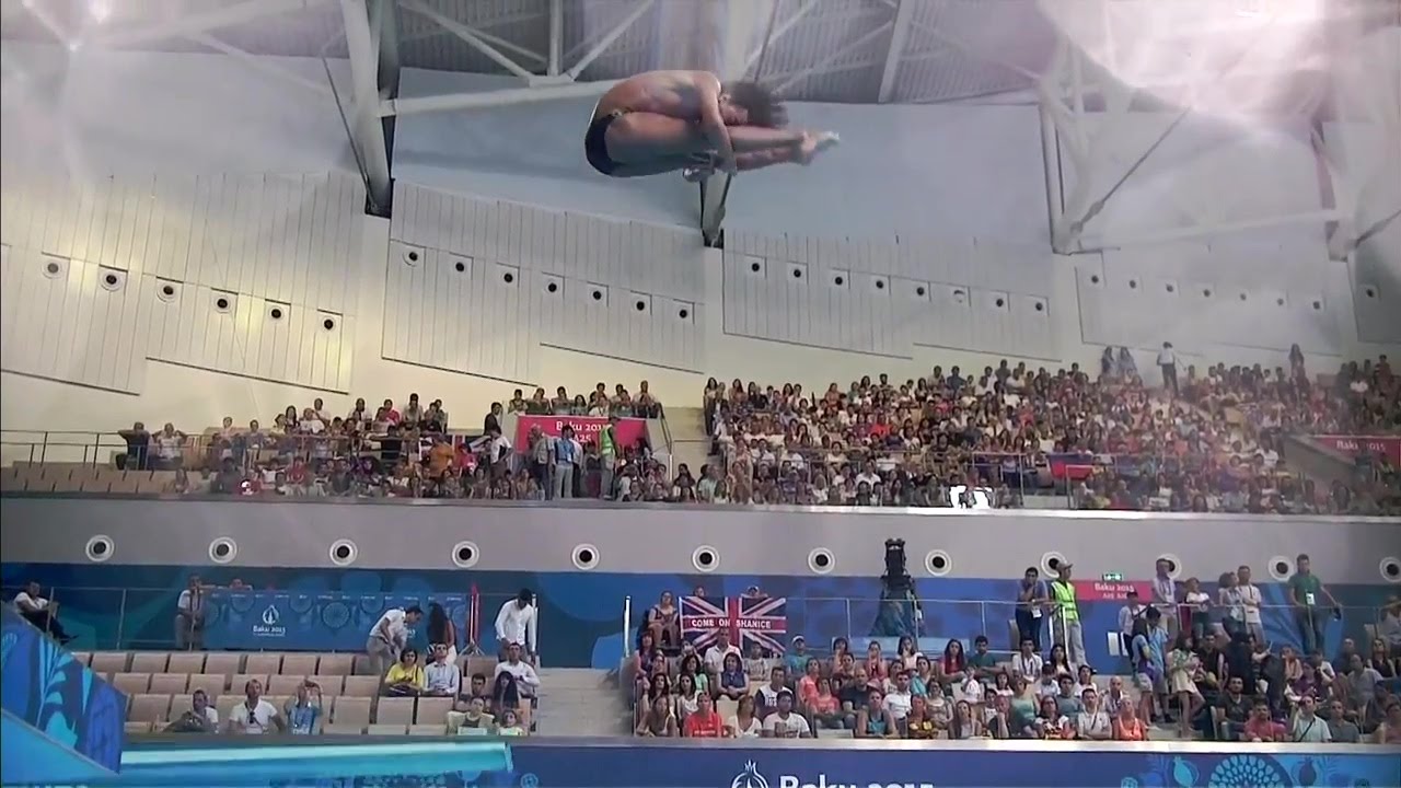 Udspring - 1st European Games, Baku 2015 - 1m vippe (m) - Finalen.