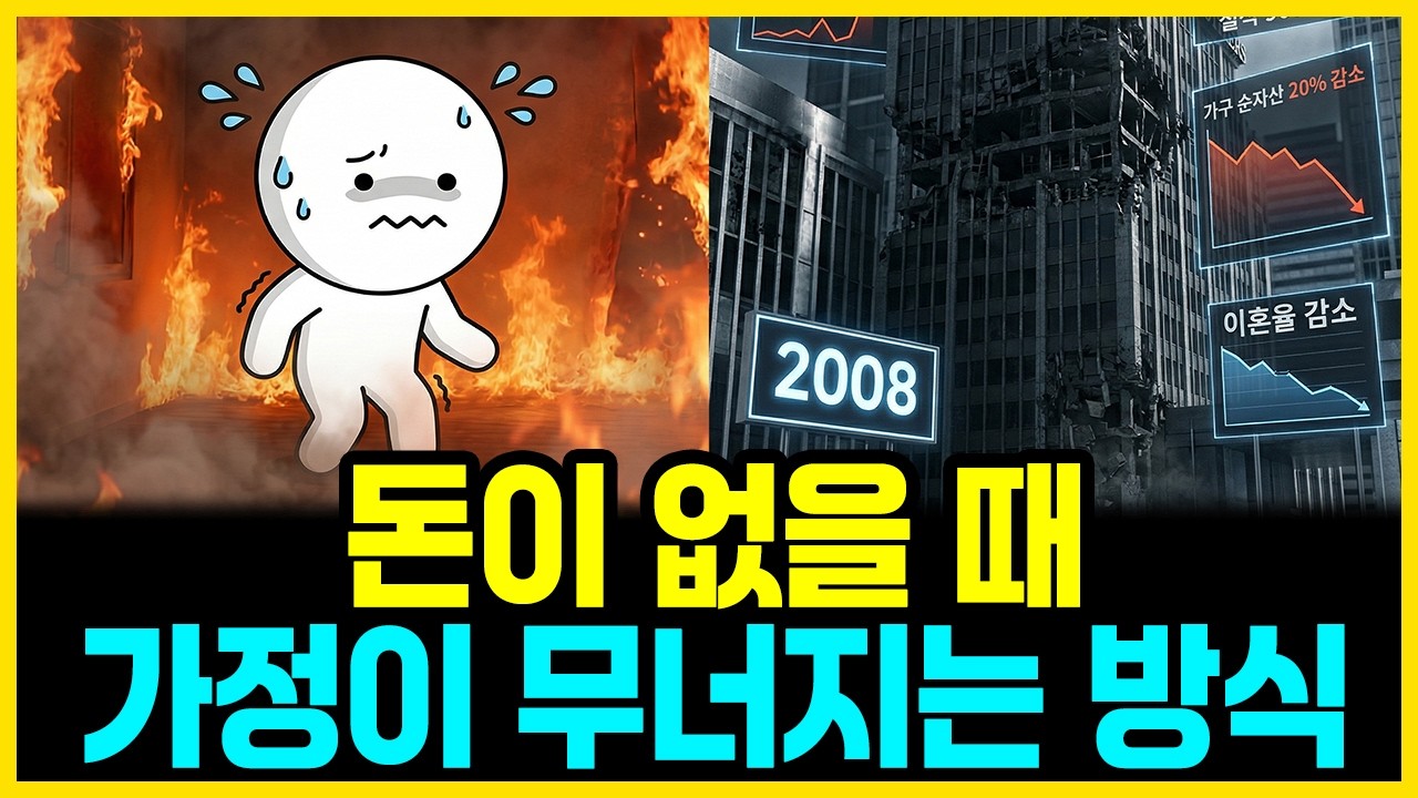 불황으로 돈이 없을 때 가정이 무너지는 방식 | 부자의경제학