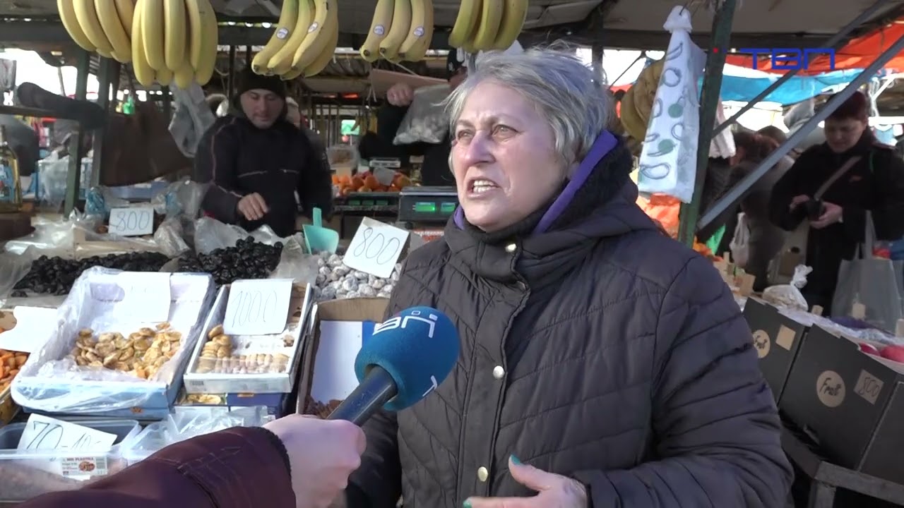 TV Pančevo - Raznolika ponuda na Zelenoj pijaci uoči Božića