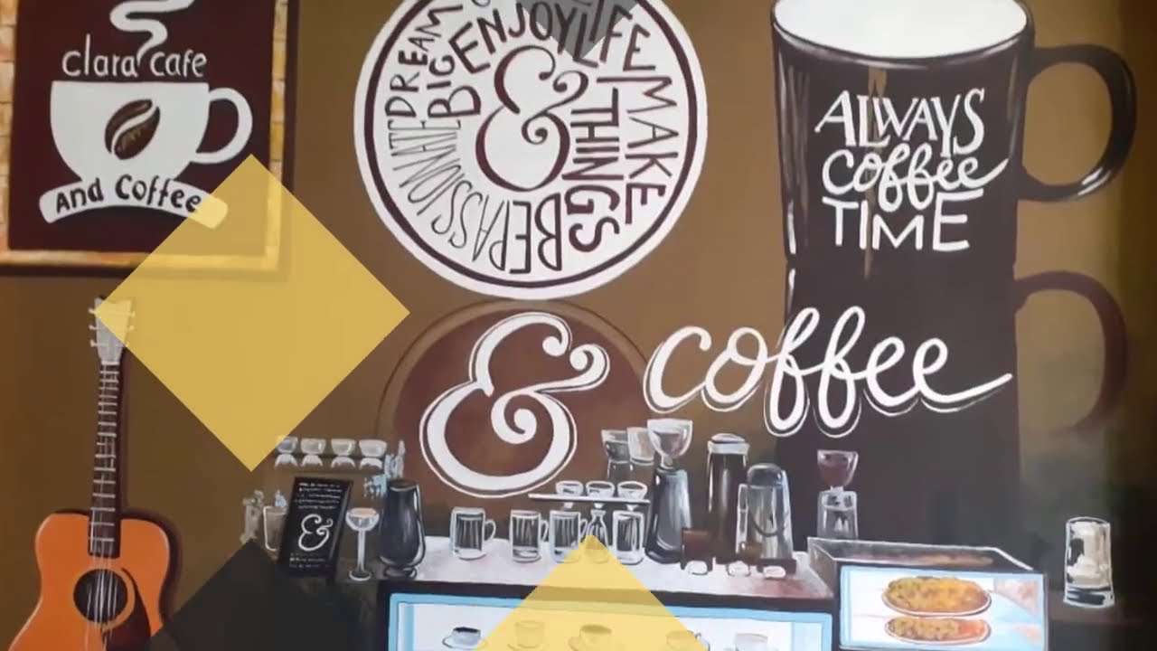 Contoh Gambar Mural 3d Untuk Caf&eacute;