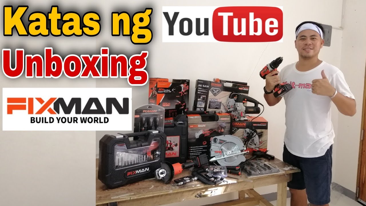 FIXMAN | Fixman Unboxing | Katas ng Youtube | chit-man  channel