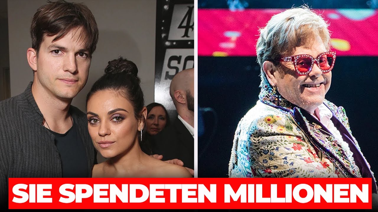 Die geheime Seite von Hollywood: 10 Stars, die Millionen für wohltätige Zwecke spenden
