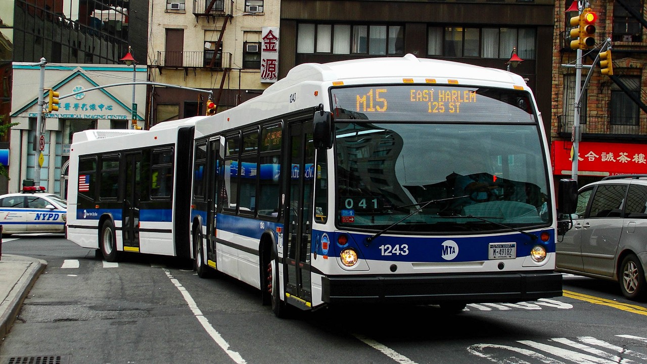 Throwbacks: 2010 Nova Bus LFS Artics On The M15 Local & Limited