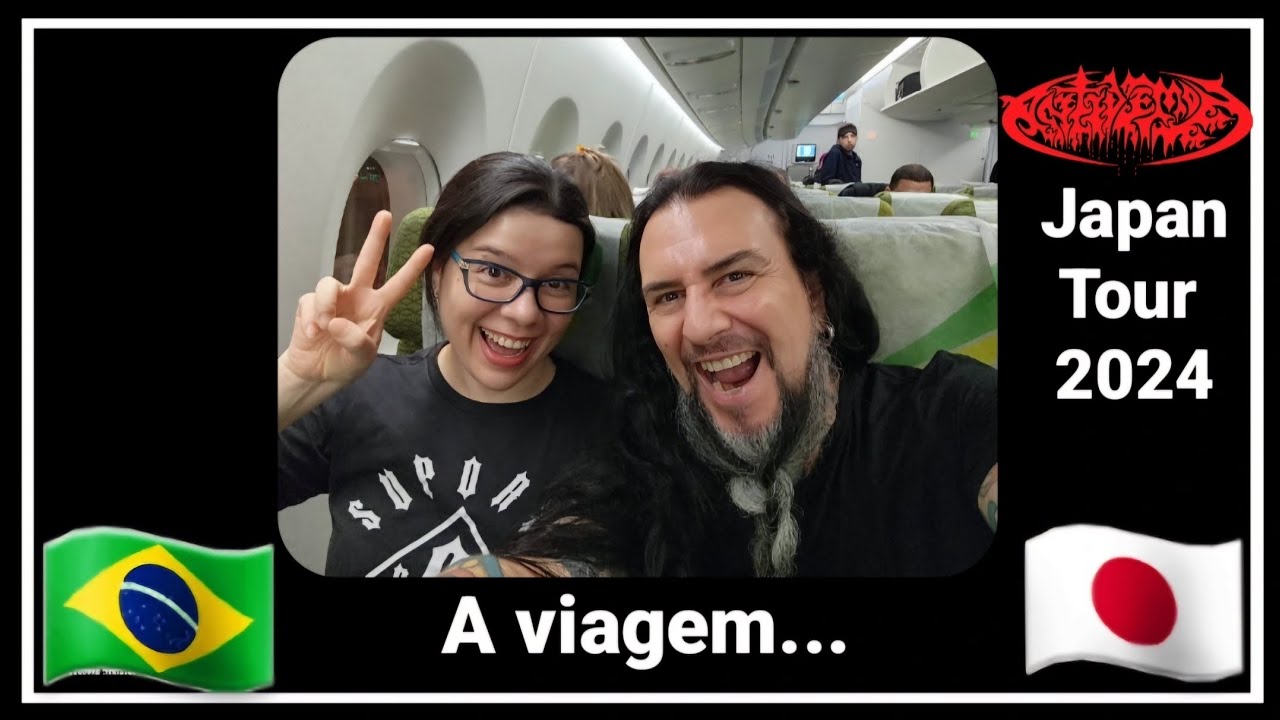 A viagem de São Paulo à Tóquio! O início desse incrível tour do Antidemon!