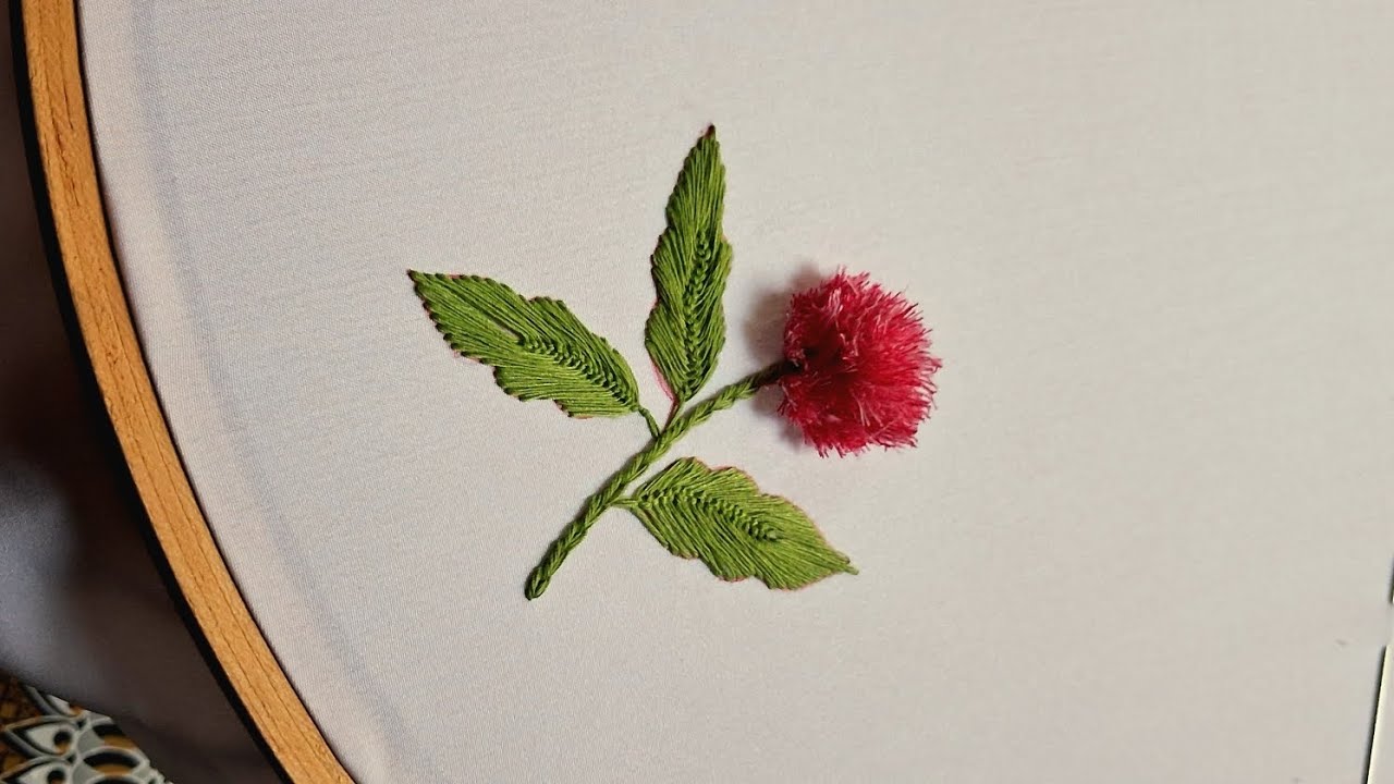 VERY EASY AND BUATIFUL EMBROIDERY DIGAIN !!EMBROIDERY FLOWERS 💐 🌹 