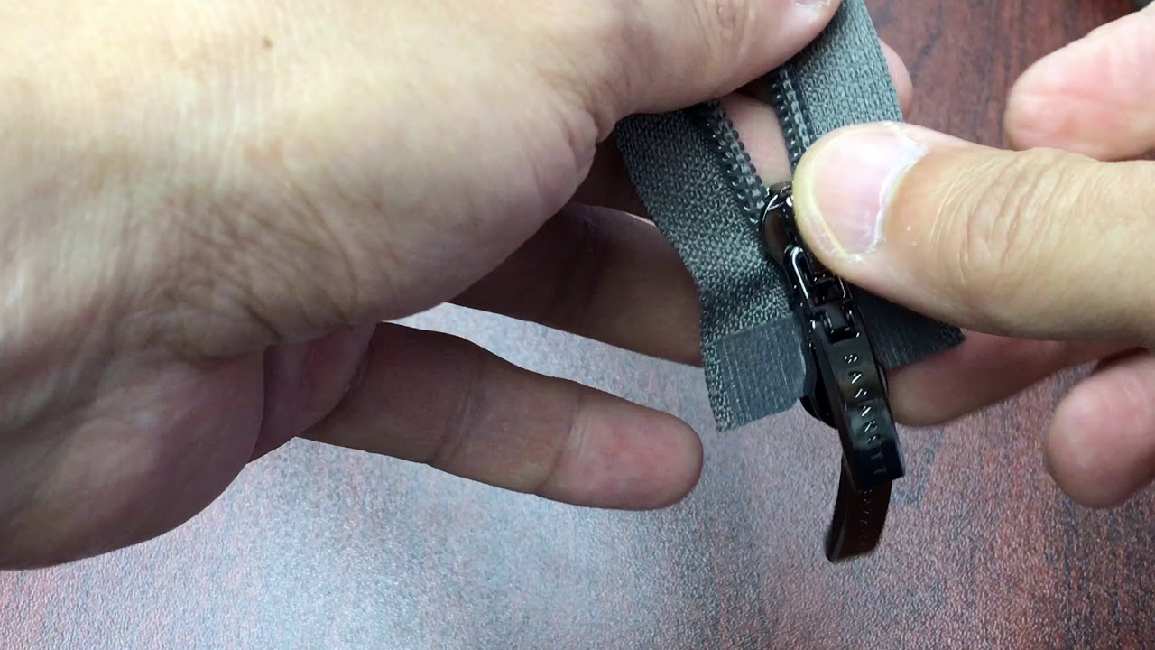 #5 Nylon coil zipper open-end 2 way