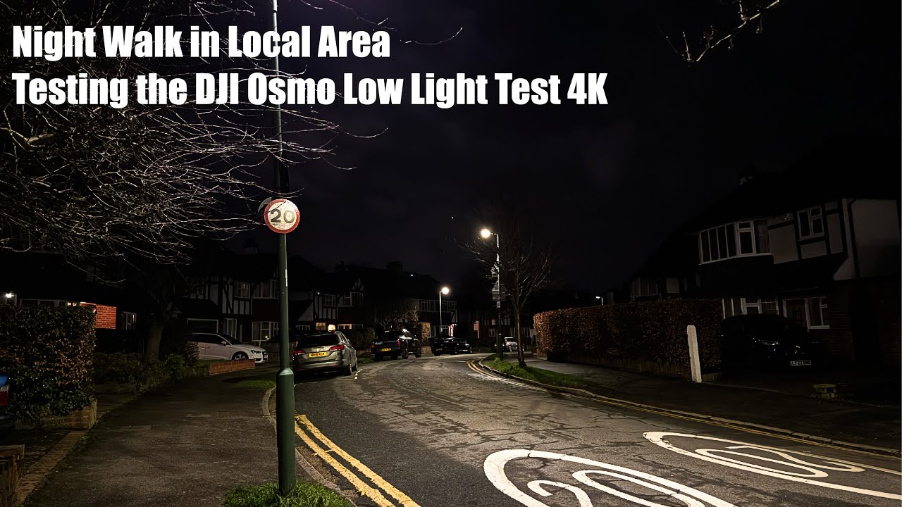 DJI Osmo Nano Supernight Low Light Test 4K