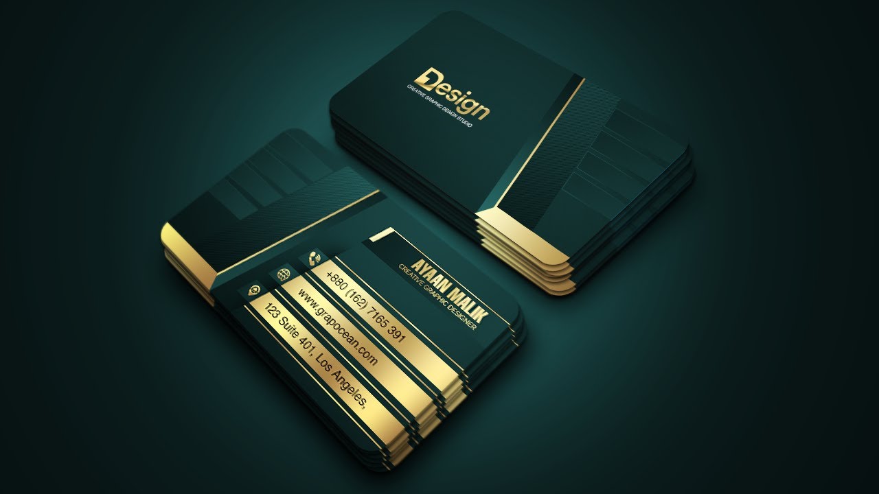 Luxury Business Card Design – Make Your First Impression Unforgettable!