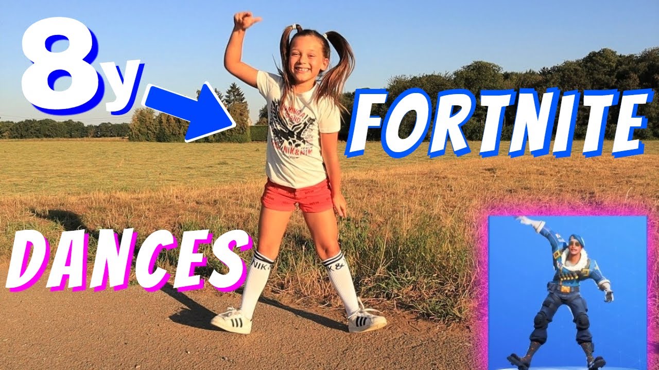 Fortnite DANCES in Real Life by 8 Year Old DANCER